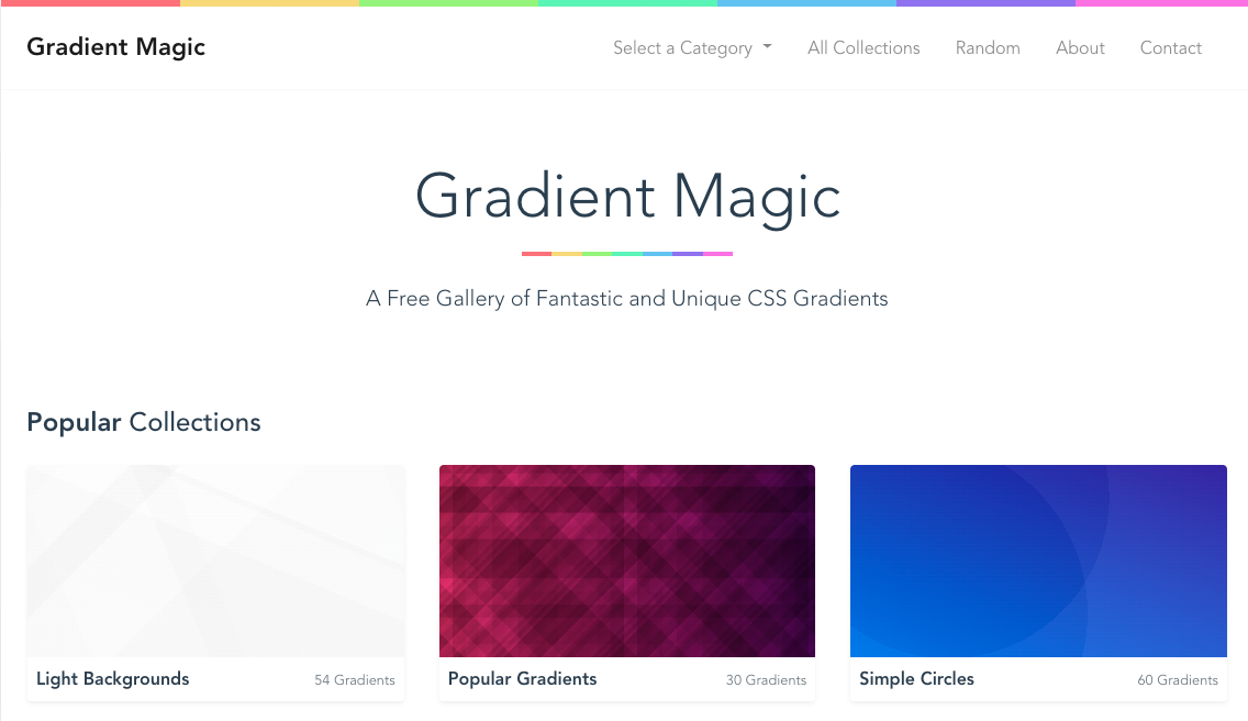Gradient Magic - Fantastic and Unique CSS Gradients